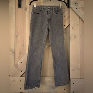 Old Navy Boys Size 12 Straight Leg Jeans in Gray
